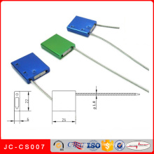Jc-CS007 China fabrica sello de seguridad de cable por mayor con número de serie de impresión